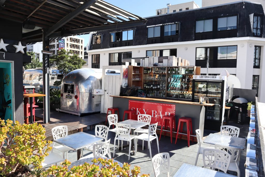 Grand Daddy Hotel Rooftop Airstream Trailers