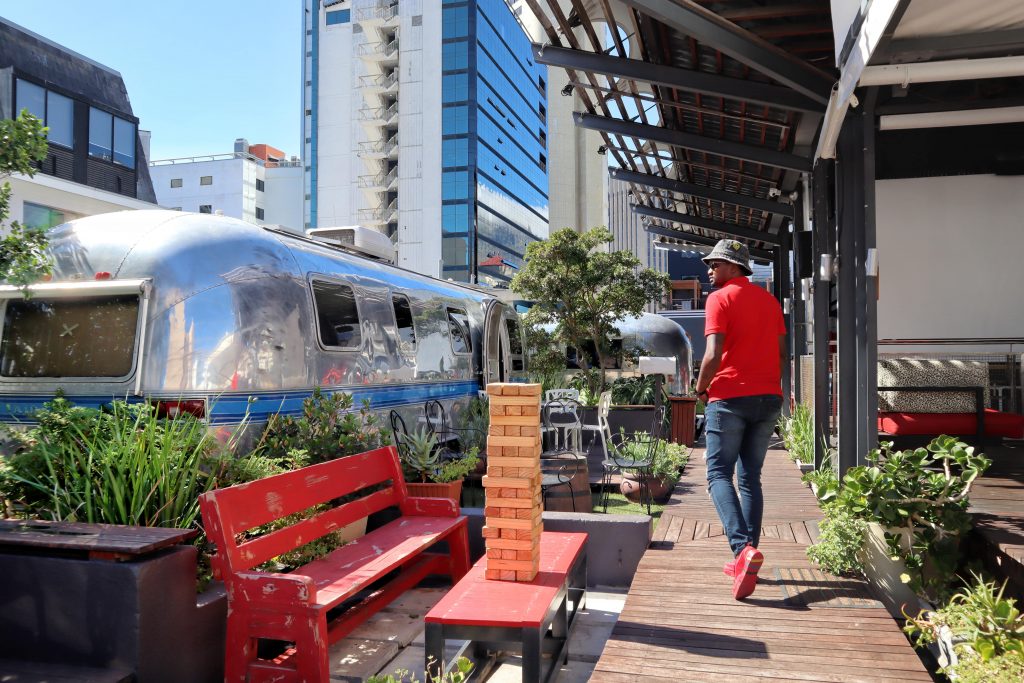 Grand Daddy Hotel Rooftop Airstream Trailers