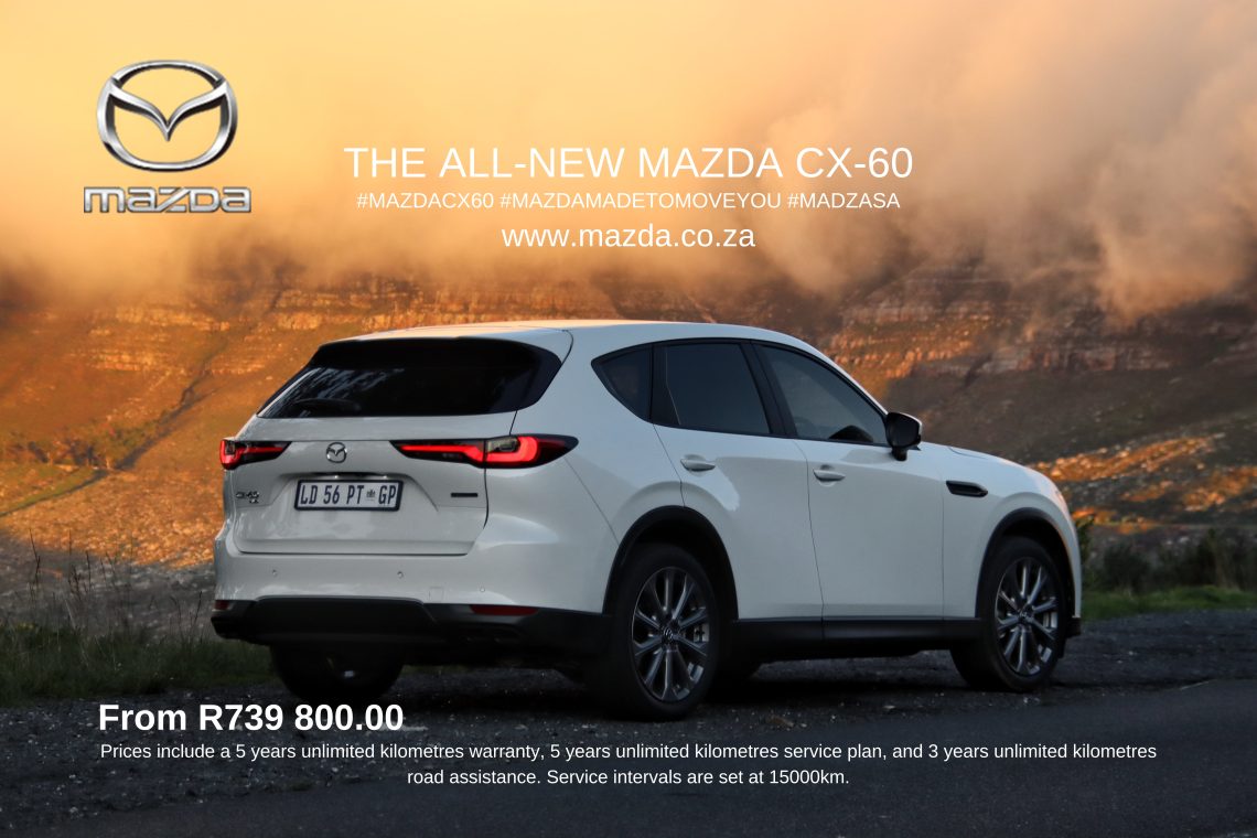 Mazda CX-60 2.5L Individual Auto AWD Western Cape Experiences